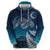 New Zealand Matariki Zip Hoodie Starry Night Style