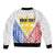 Personalised Philippines Mix Guam Bomber Jacket Filipino Flag Style LT7 - Polynesian Pride