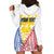 Personalised Philippines Mix Guam Hoodie Dress Filipino Flag Style LT7 - Polynesian Pride