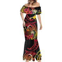 Personalized Milne Bay Mermaid Dress PNG Lime Pot with Oro Tapa LT7 - Polynesian Pride