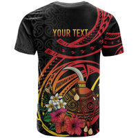 Personalized Milne Bay T Shirt PNG Lime Pot with Oro Tapa LT7 - Polynesian Pride