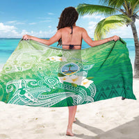 Hafa Adai Guam Chamorro Personalized Sarong Summer Green Latte Stone with Guasali LT7 - Polynesian Pride