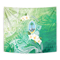 Hafa Adai Guam Chamorro Personalized Tapestry Summer Green Latte Stone with Guasali LT7 - Polynesian Pride