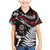 New Zealand Maori Rugby Personalised Family Matching Mermaid Dress and Hawaiian Shirt Ta Moko Silver Fern