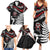 New Zealand Maori Rugby Personalised Family Matching Summer Maxi Dress and Hawaiian Shirt Ta Moko Silver Fern