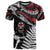 New Zealand Maori Rugby Personalised T Shirt Ta Moko Silver Fern