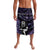 New Zealand Maori Rugby Personalised Lavalava Ta Moko Silver Fern - Paua Purple