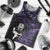 New Zealand Maori Rugby Personalised Men Tank Top Ta Moko Silver Fern - Paua Purple