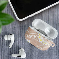 Polynesian Vintage Floral AirPods Case Beige Motifs LT7 - Polynesian Pride