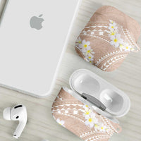 Polynesian Vintage Floral AirPods Case Beige Motifs LT7 - Polynesian Pride