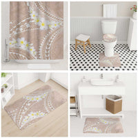 Polynesian Vintage Floral Bathroom Set Beige Motifs LT7 - Polynesian Pride