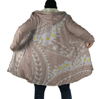 Polynesian Vintage Floral Cloak Beige Motifs LT7 - Polynesian Pride