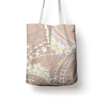 Polynesian Vintage Floral Tote Bag Beige Motifs LT7 - Polynesian Pride