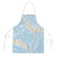Polynesian Vintage Floral Apron Azure Motifs LT7 Azure - Polynesian Pride