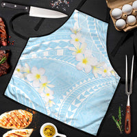 Polynesian Vintage Floral Apron Azure Motifs LT7 Azure - Polynesian Pride