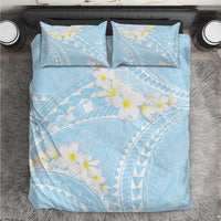 Polynesian Vintage Floral Bedding Set Azure Motifs LT7 Azure - Polynesian Pride