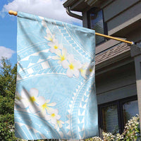 Polynesian Vintage Floral Garden Flag Azure Motifs LT7 - Polynesian Pride