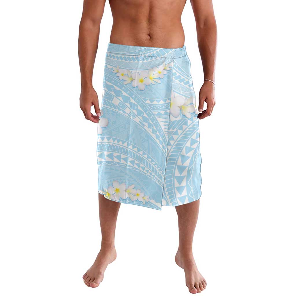 Polynesian Vintage Floral Lavalava Azure Motifs LT7 Azure - Polynesian Pride