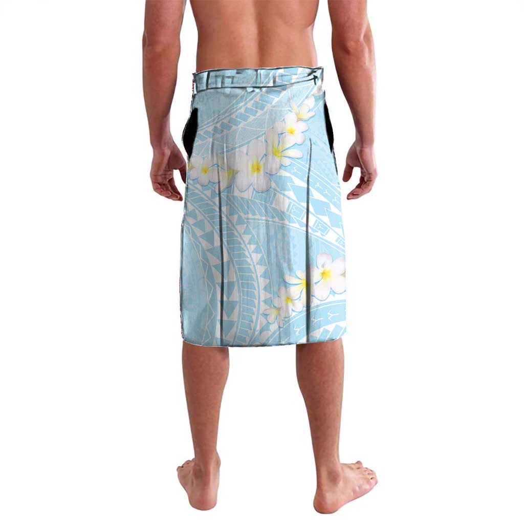 Polynesian Vintage Floral Lavalava Azure Motifs LT7 - Polynesian Pride