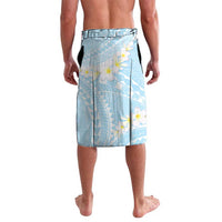 Polynesian Vintage Floral Lavalava Azure Motifs LT7 - Polynesian Pride