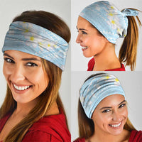 Polynesian Vintage Floral Neck Gaiter Azure Motifs LT7 - Polynesian Pride