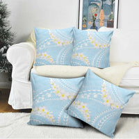 Polynesian Vintage Floral Pillow Cover Azure Motifs LT7 - Polynesian Pride