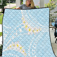 Polynesian Vintage Floral Quilt Azure Motifs LT7 Azure - Polynesian Pride