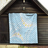 Polynesian Vintage Floral Quilt Azure Motifs LT7 - Polynesian Pride
