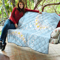 Polynesian Vintage Floral Quilt Azure Motifs LT7 - Polynesian Pride