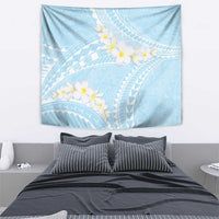 Polynesian Vintage Floral Tapestry Azure Motifs LT7 - Polynesian Pride
