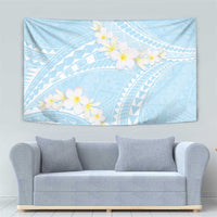 Polynesian Vintage Floral Tapestry Azure Motifs LT7 - Polynesian Pride