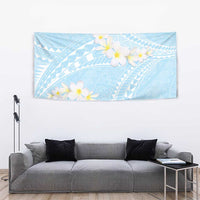 Polynesian Vintage Floral Tapestry Azure Motifs LT7 - Polynesian Pride