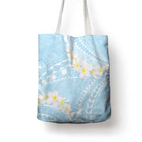 Polynesian Vintage Floral Tote Bag Azure Motifs LT7 - Polynesian Pride