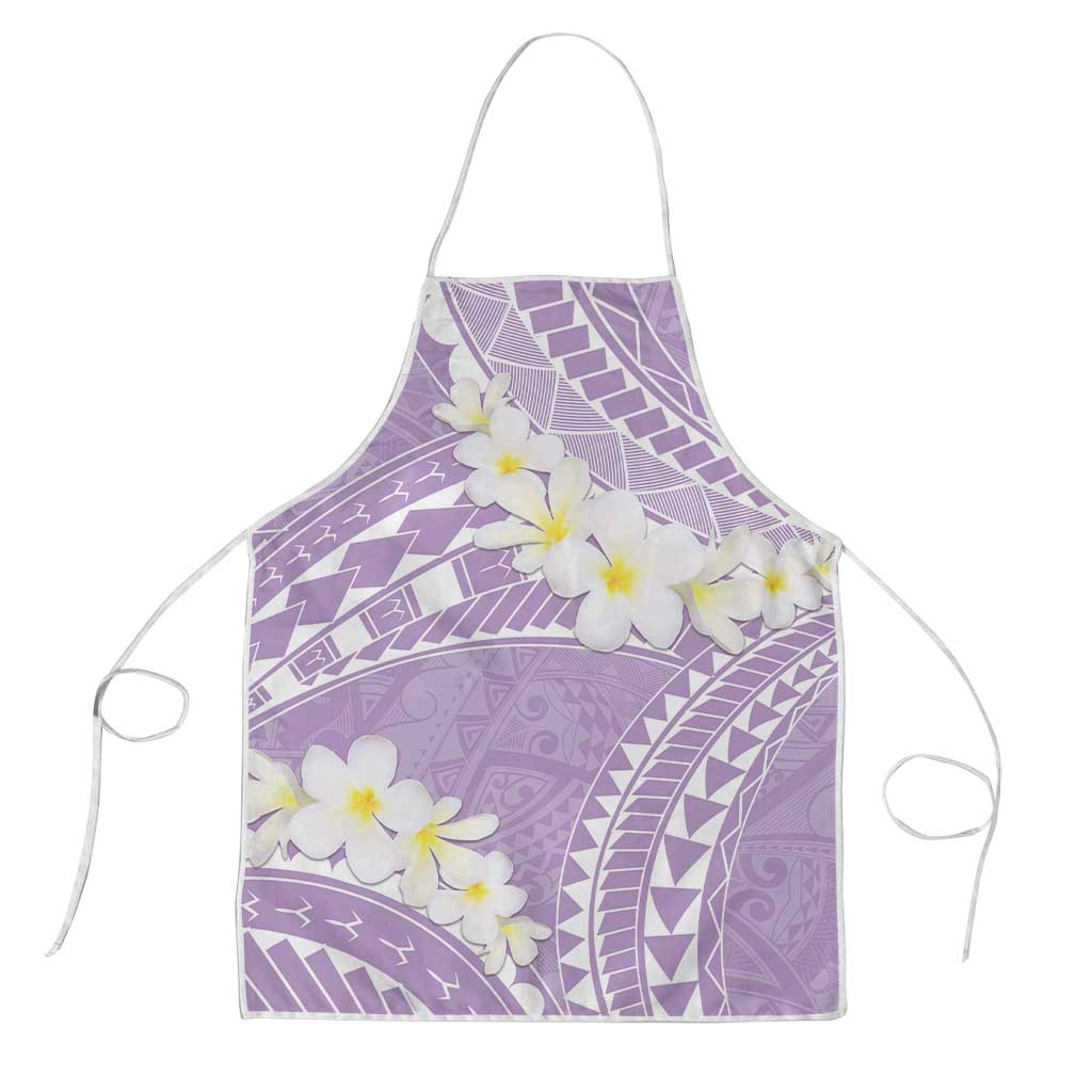 Polynesian Vintage Floral Apron Lavender Motifs LT7 Lavender - Polynesian Pride