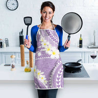 Polynesian Vintage Floral Apron Lavender Motifs LT7 - Polynesian Pride