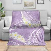 Polynesian Vintage Floral Blanket Lavender Motifs LT7 - Polynesian Pride