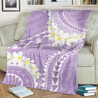 Polynesian Vintage Floral Blanket Lavender Motifs LT7 - Polynesian Pride