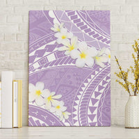 Polynesian Vintage Floral Canvas Wall Art Lavender Motifs LT7 Without Frame Lavender - Polynesian Pride