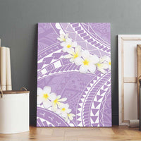 Polynesian Vintage Floral Canvas Wall Art Lavender Motifs LT7 - Polynesian Pride