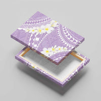 Polynesian Vintage Floral Canvas Wall Art Lavender Motifs LT7 - Polynesian Pride