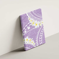Polynesian Vintage Floral Canvas Wall Art Lavender Motifs LT7 - Polynesian Pride