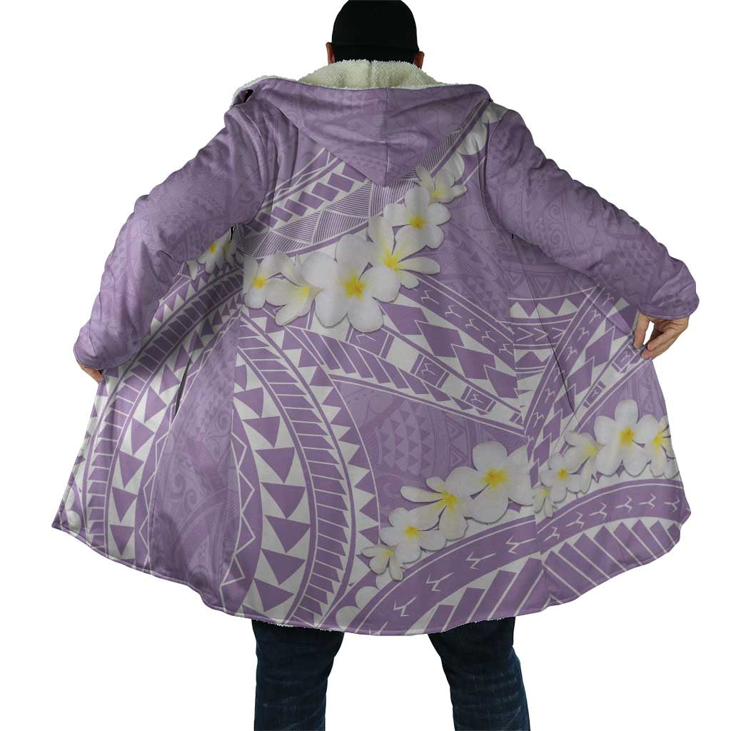 Polynesian Vintage Floral Cloak Lavender Motifs LT7 - Polynesian Pride