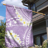 Polynesian Vintage Floral Garden Flag Lavender Motifs LT7 - Polynesian Pride