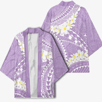 Polynesian Vintage Floral Kimono Lavender Motifs LT7 - Polynesian Pride