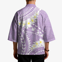 Polynesian Vintage Floral Kimono Lavender Motifs LT7 - Polynesian Pride