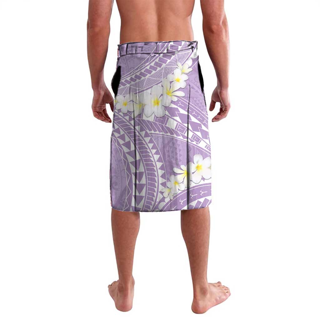 Polynesian Vintage Floral Lavalava Lavender Motifs LT7 - Polynesian Pride