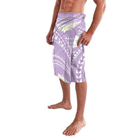 Polynesian Vintage Floral Lavalava Lavender Motifs LT7 - Polynesian Pride