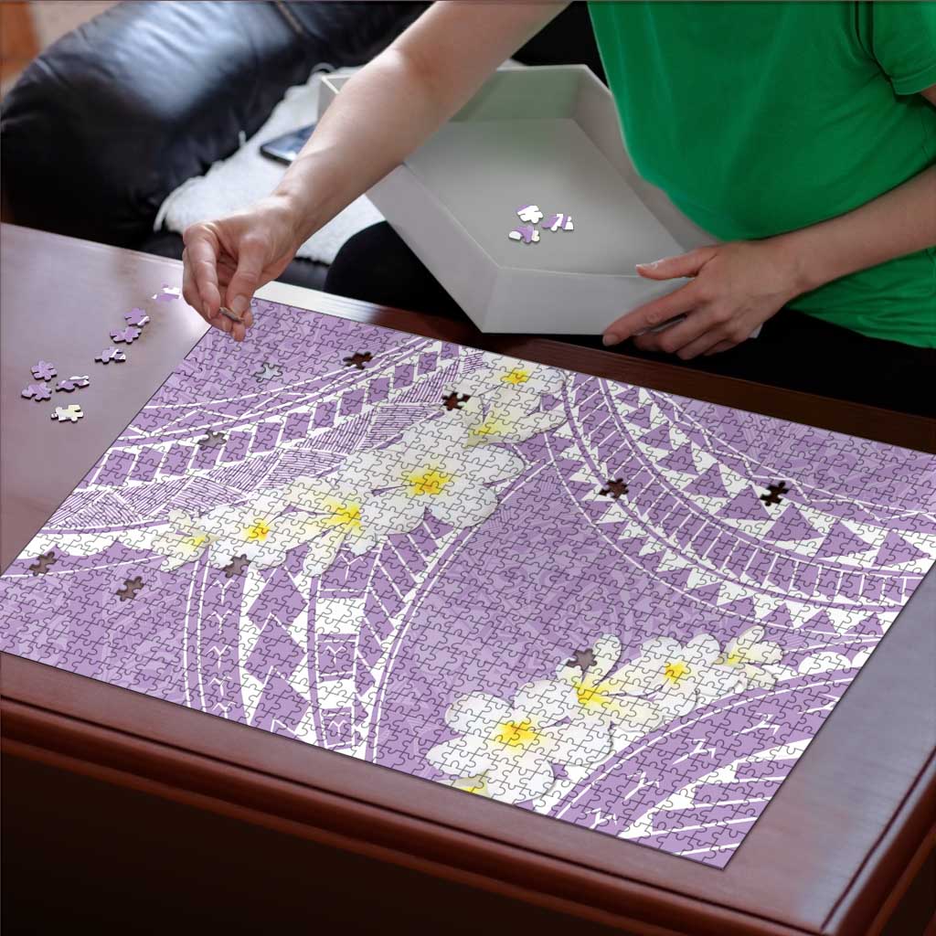 Polynesian Vintage Floral Puzzle Lavender Motifs LT7 - Polynesian Pride