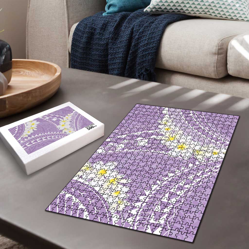 Polynesian Vintage Floral Puzzle Lavender Motifs LT7 - Polynesian Pride