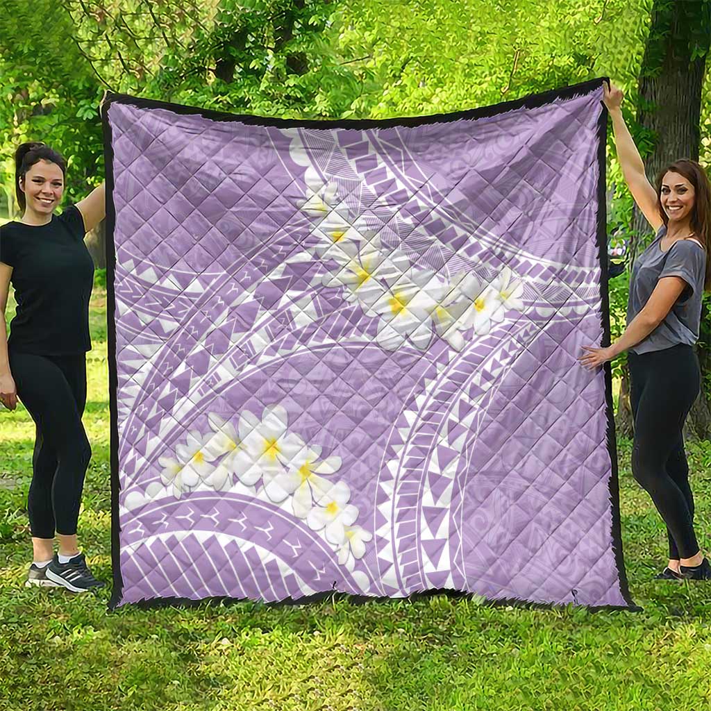 Polynesian Vintage Floral Quilt Lavender Motifs LT7 - Polynesian Pride